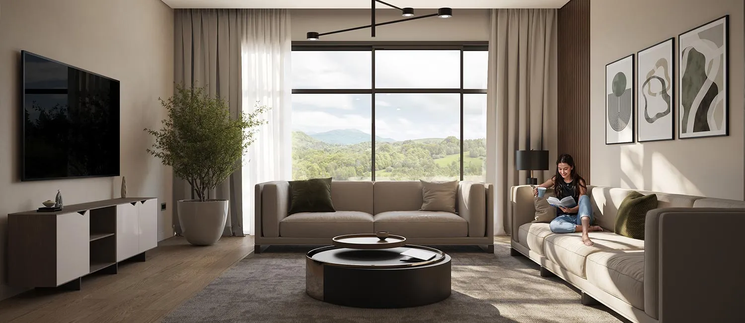 Luxury apartment interior