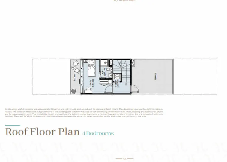 Roof Floor Plan TYPE A