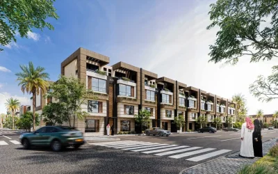 Najd 4 compound buildings exterior render