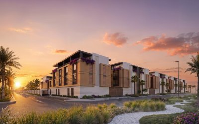 Najd 6 compound in AL Aarid Riyadh exterior render