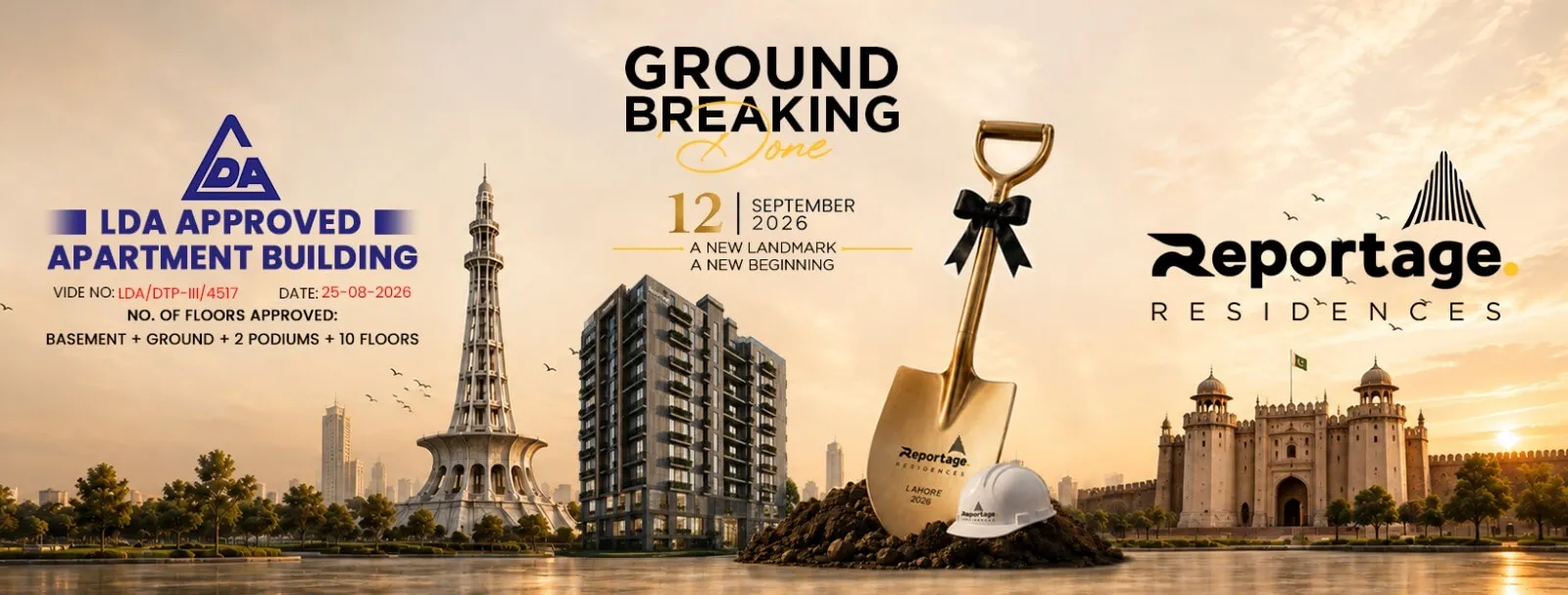 Reportage Residences Groundbreaking Ceremony 12 September 2026