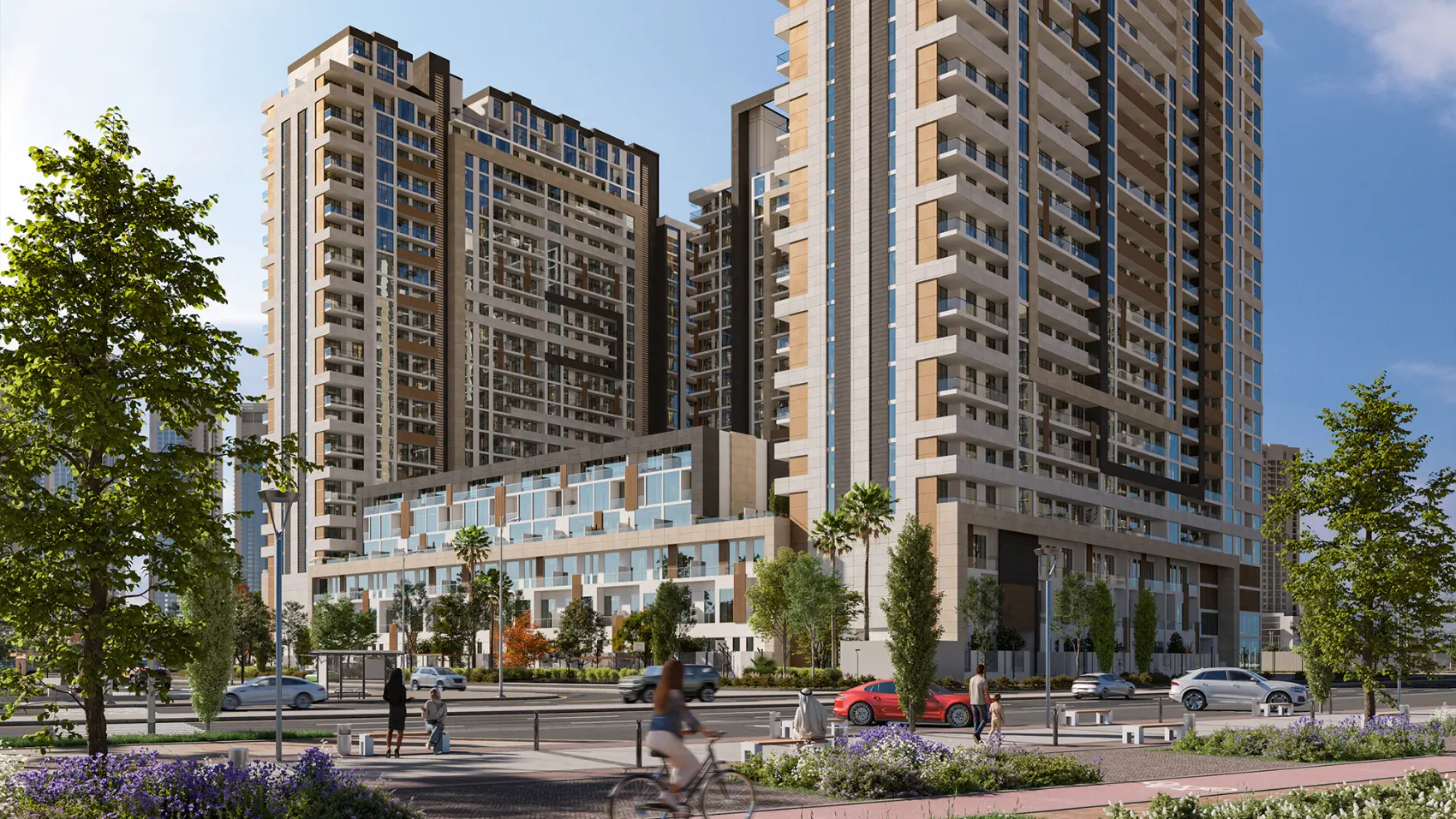 Landscaped boulevard