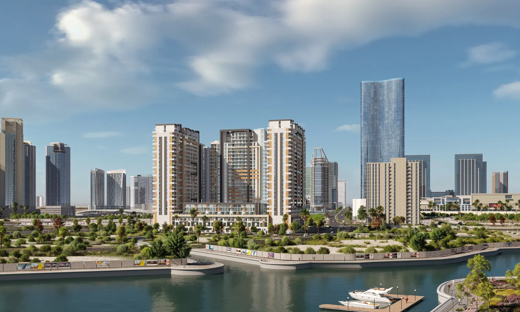The District from the canal